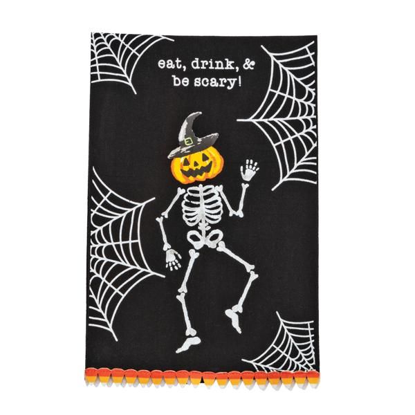 Skeleton Printed Towel