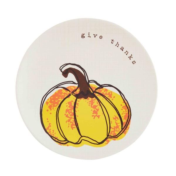 Pumpkin Melamine Plate