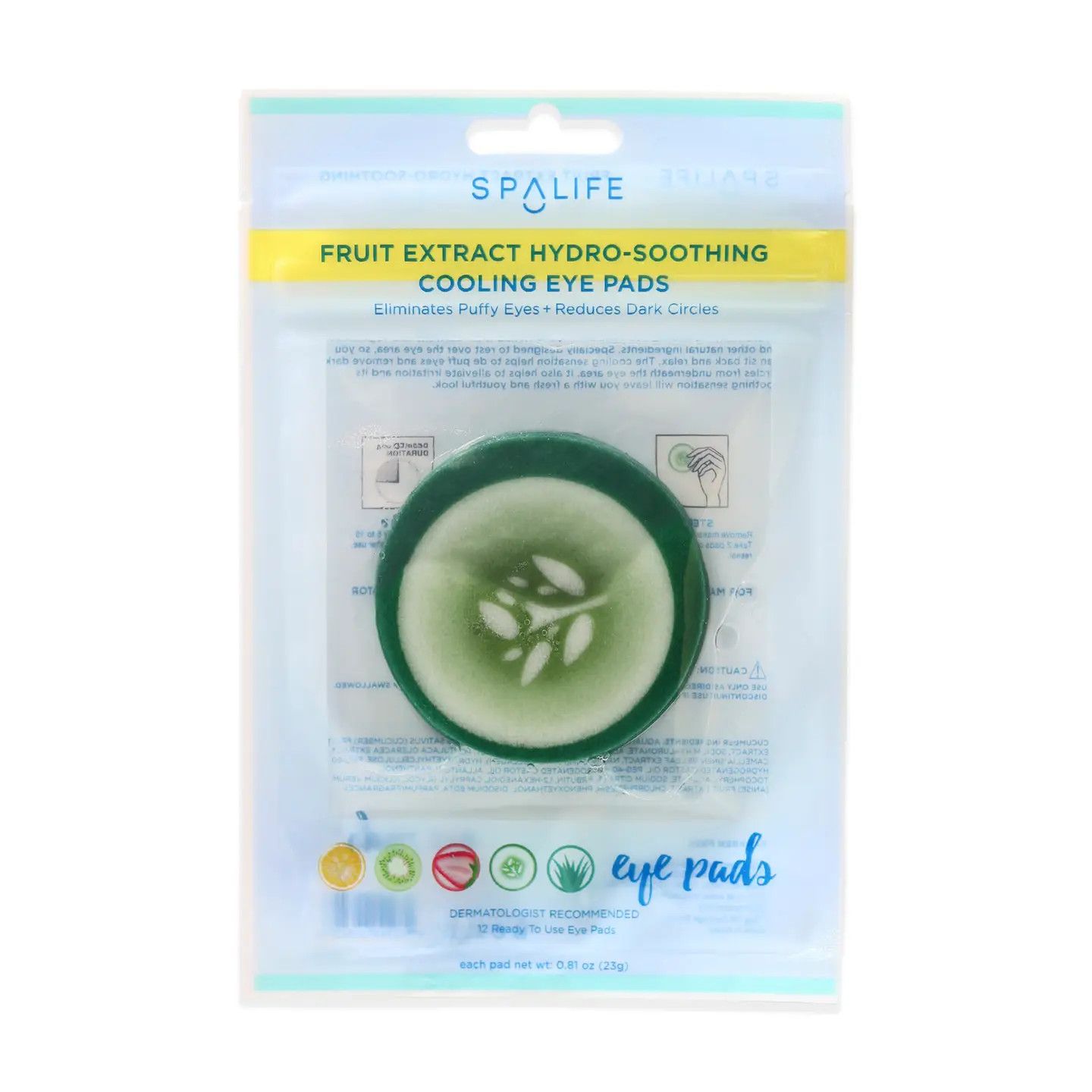Cooling Cucumber Eye Pads