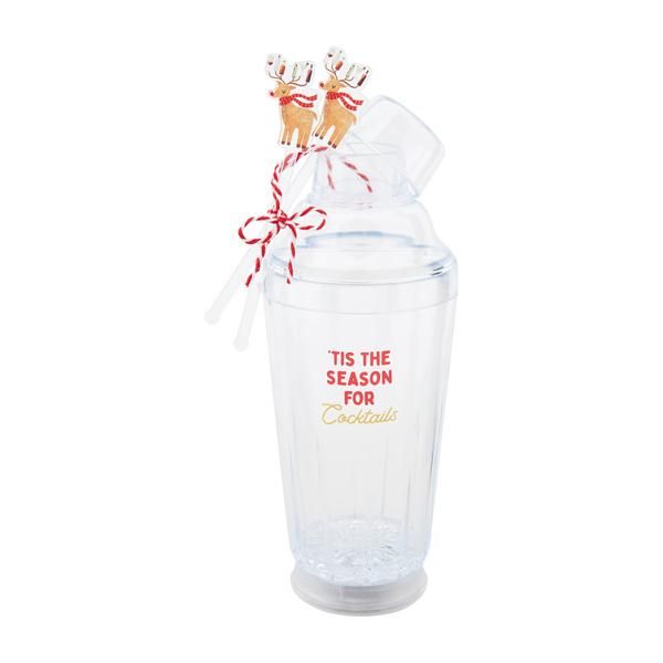 Tis the Season Light Up Cocktail Shaker