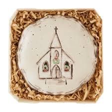 Church Stoneware Trinket Dish
