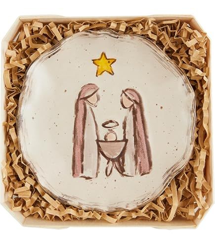 Nativity Stoneware Trinket Dish