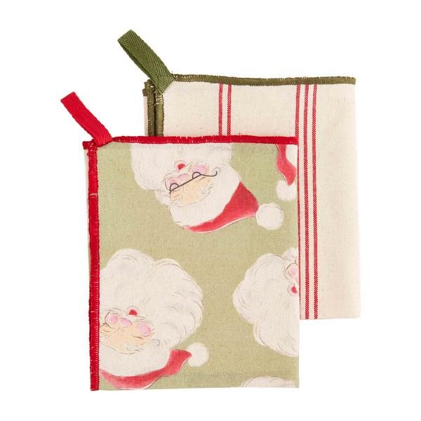 Santa Towel Set of 2