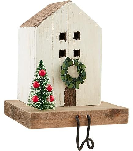 White Light Up Stocking Holder