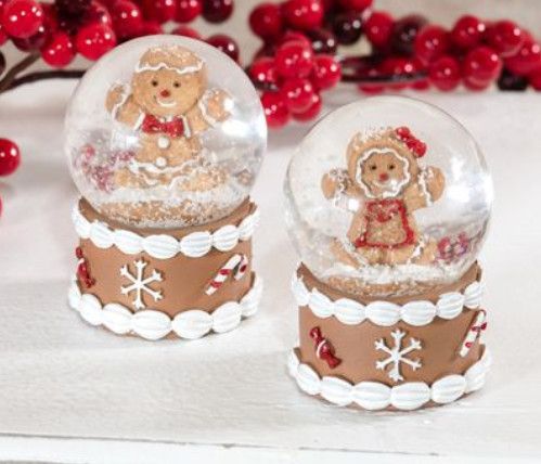 2.5&quot; Gingerbread Snowglobe