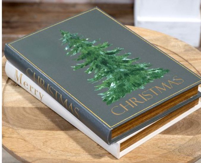 13.5&quot; Christmas Storage Books