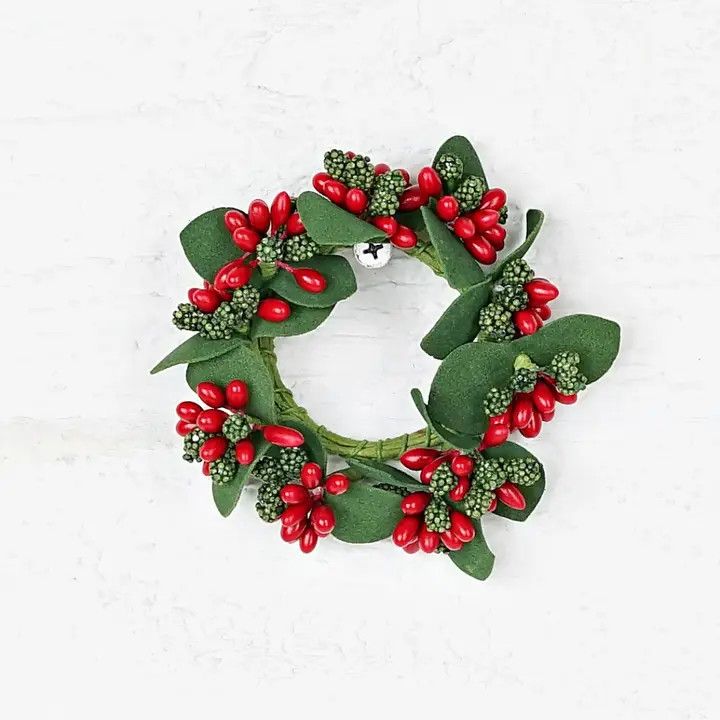 1.5&quot; Pip Berry Napkin Ring - Red