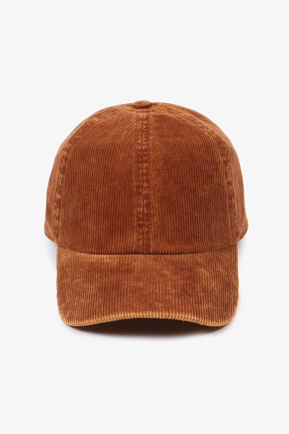 Brown Corduroy Baseball Cap