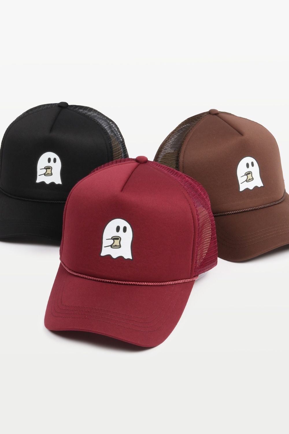 Black Ghost Trucker Hat