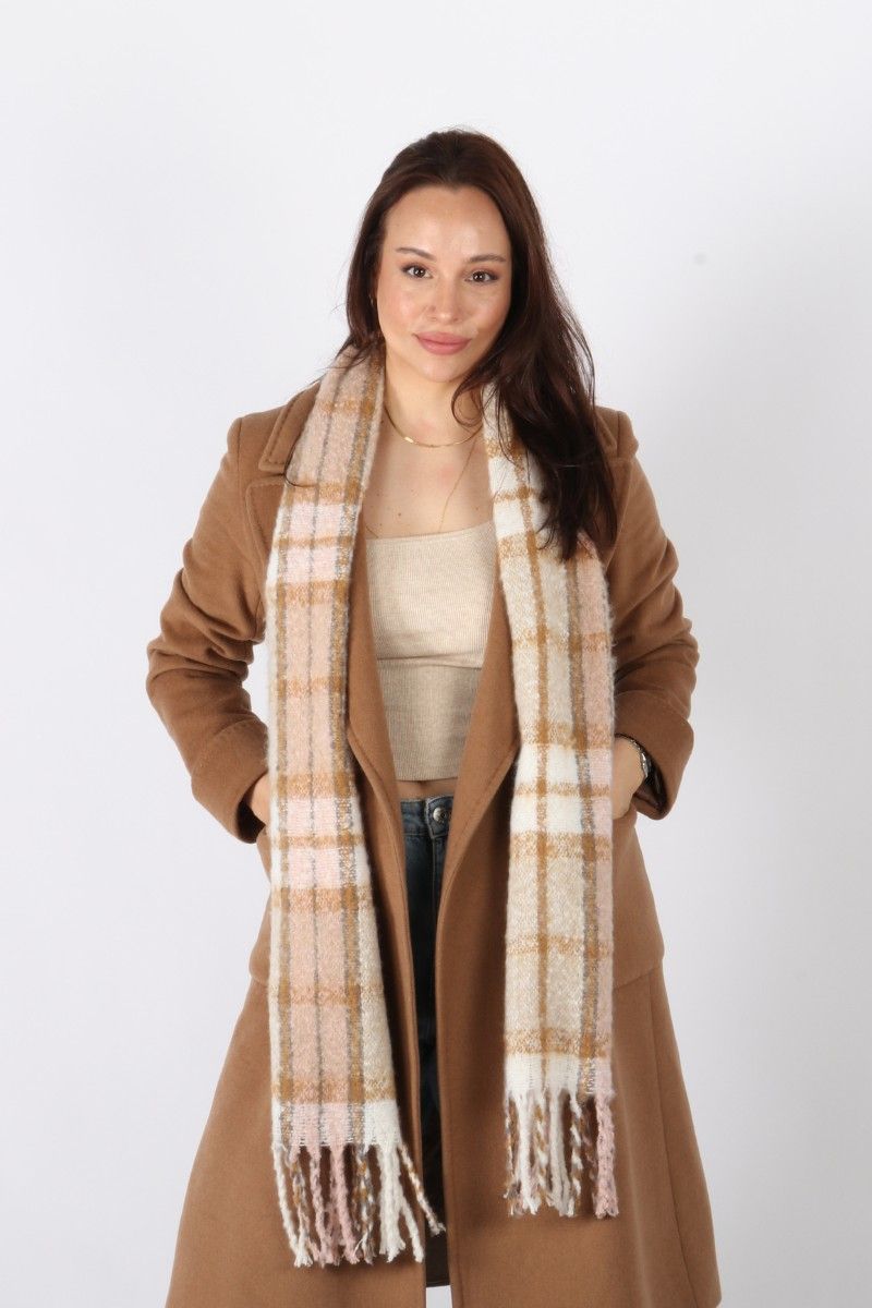 Boucle Plaid Scarf
