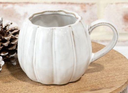 Reactive Glaze Pumpkin Mug
