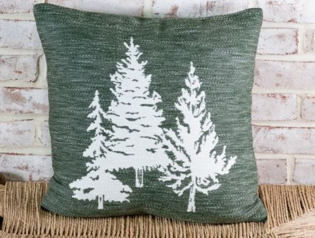 18&quot; Evergreen Tree Pillow