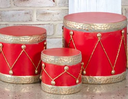 Red &amp; Gold Drums 