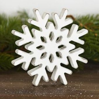 5&quot; Wood Snowflake