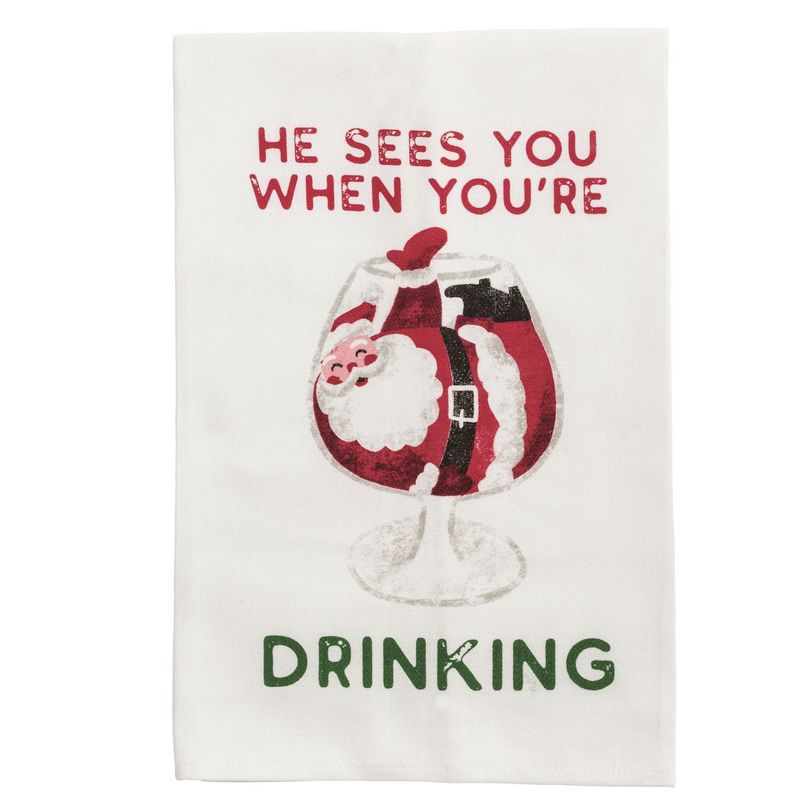 He Sees You Bar Towel