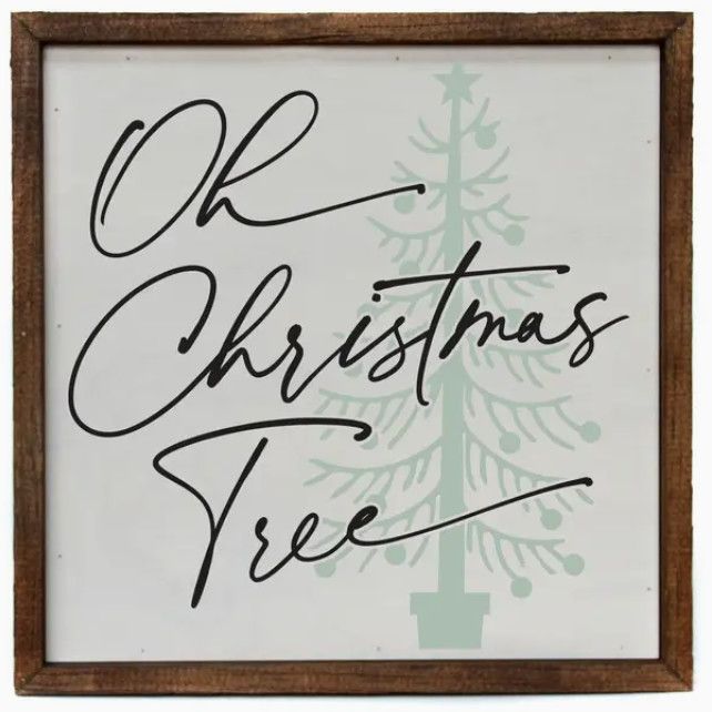 10x10 Oh Christmas Tree Sign