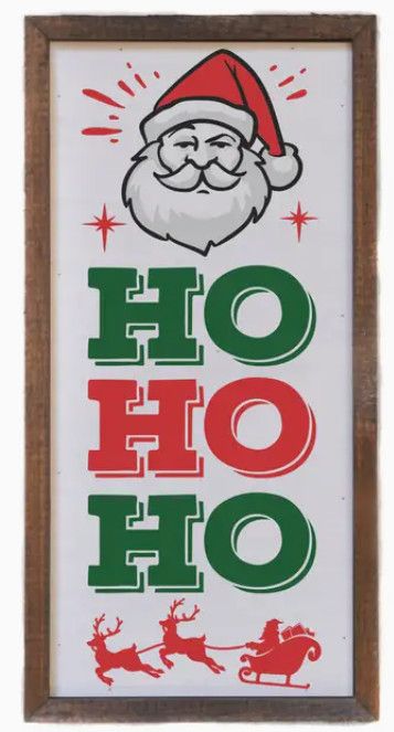 12x6 Ho Ho Ho Christmas Sign