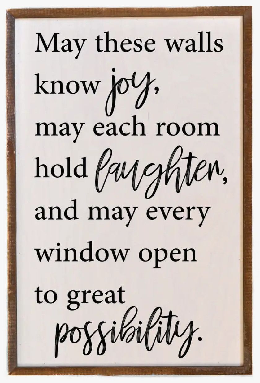 12x18 May These Walls Sign