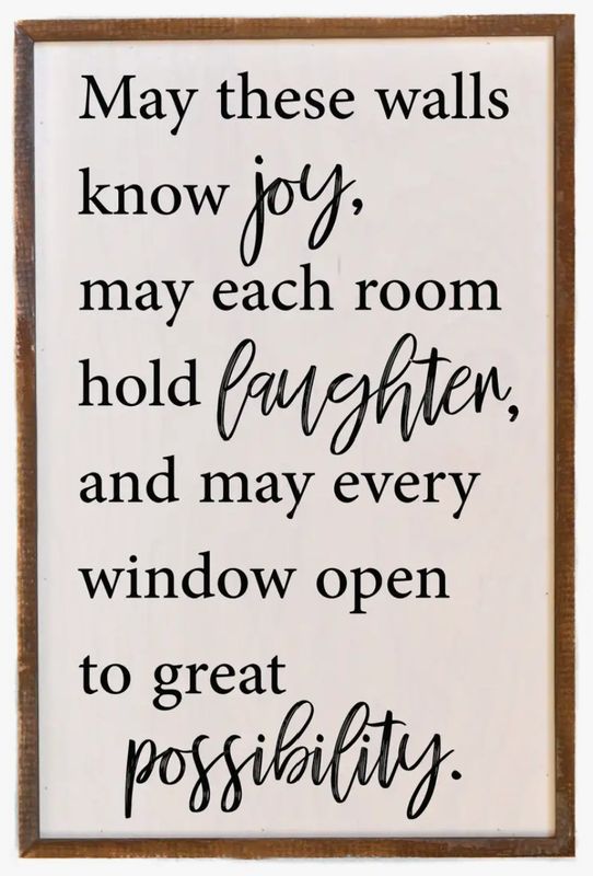 12x18 May These Walls Sign