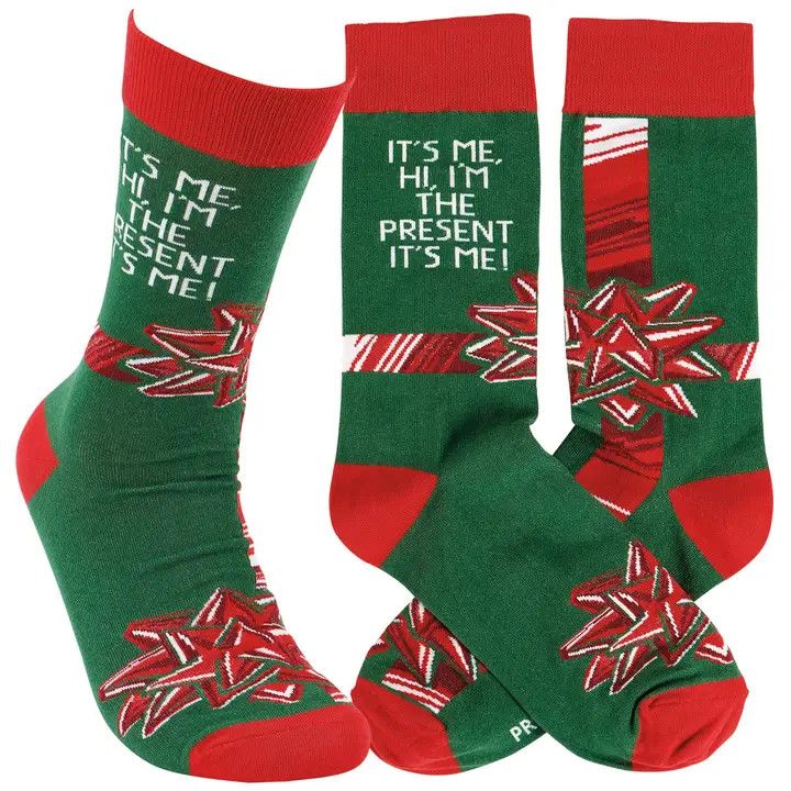 I&#39;m The Present Christmas Socks