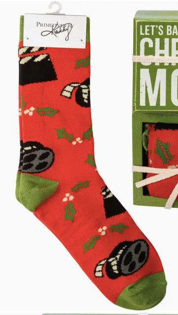 Movie Reel Christmas Socks