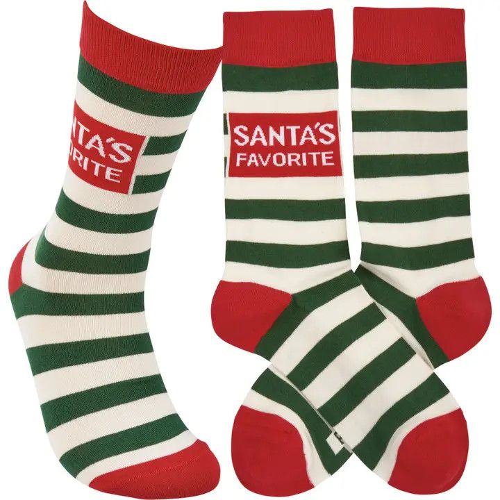 Santa&#39;s Favorite Christmas Socks