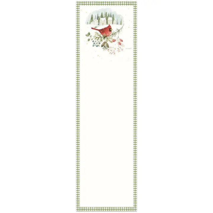Winter Cardinal Notepad