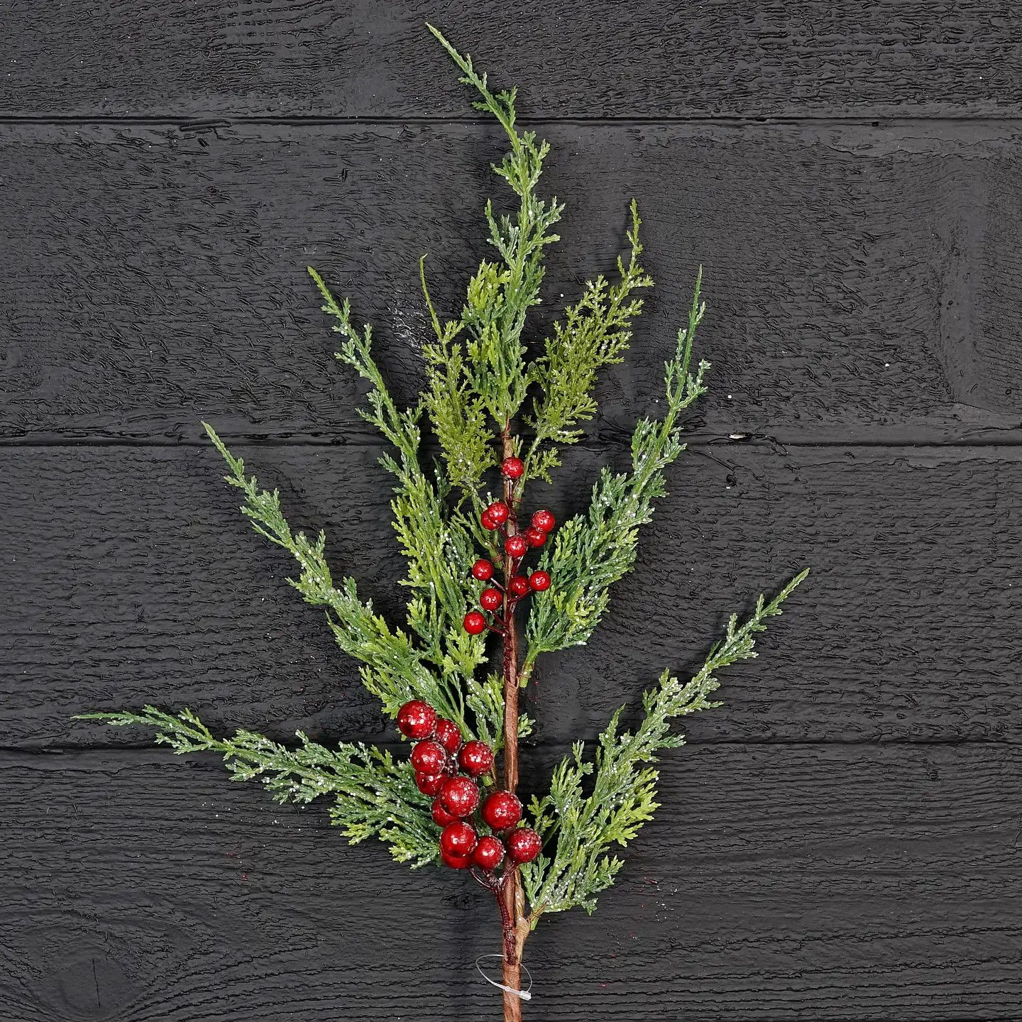 26&quot; Cedar Pine and Red Berry Spray