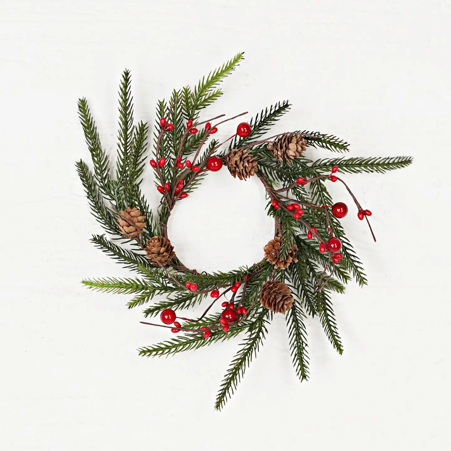 3.5&quot; Pine and Berries Ring