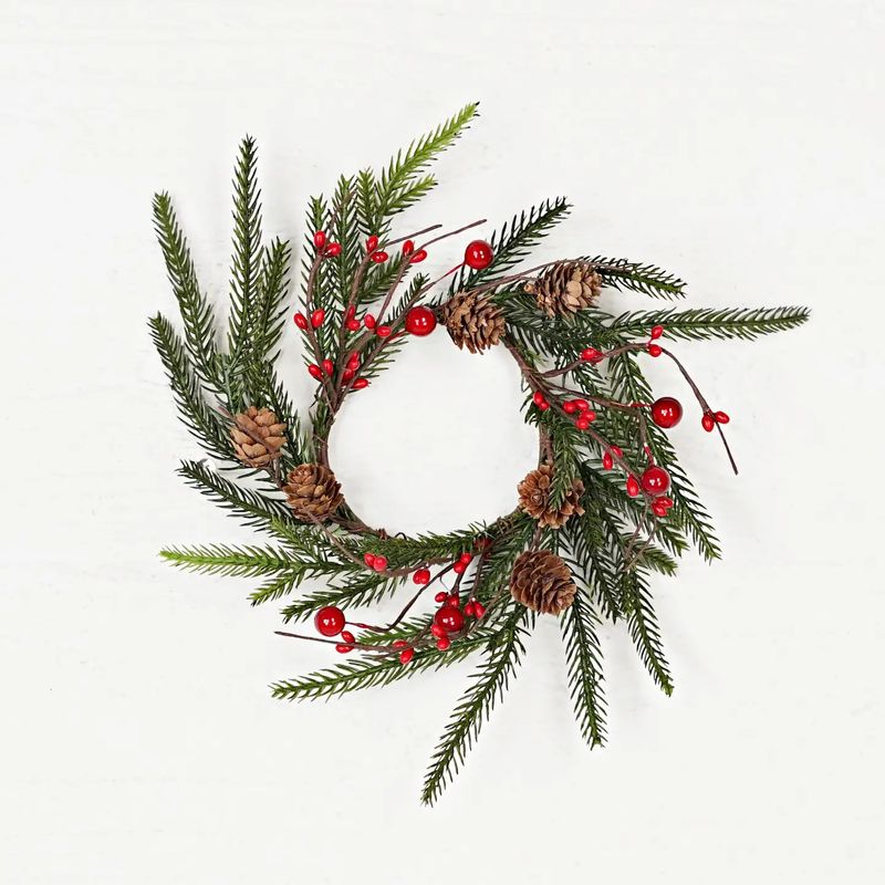 3.5&quot; Pine and Berries Ring