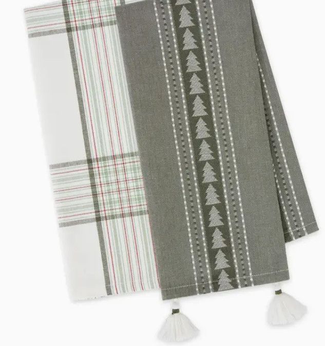 Balsam Fir Dishtowel, Set of 2