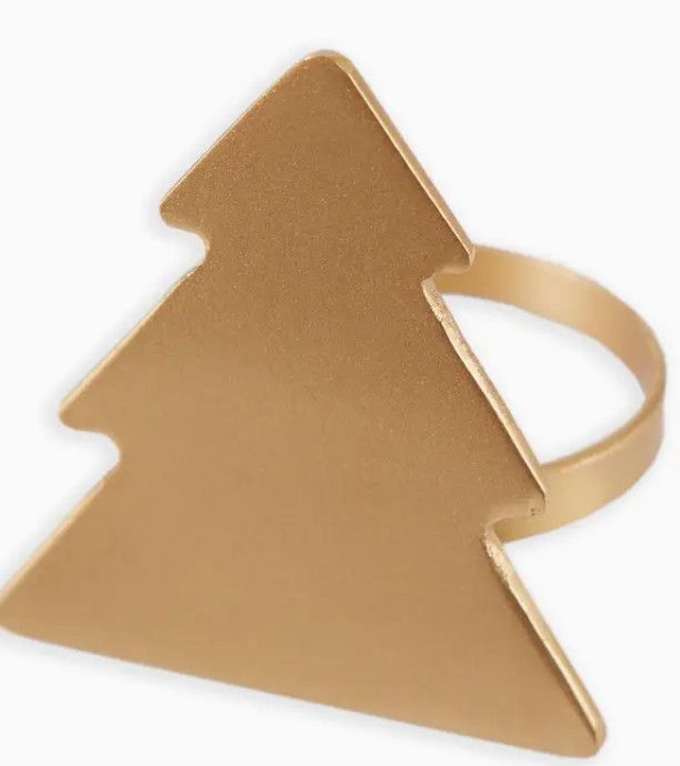 Gold Tree Napkin Ring