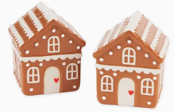 Gingerbread House Salt and Pepper Shakers