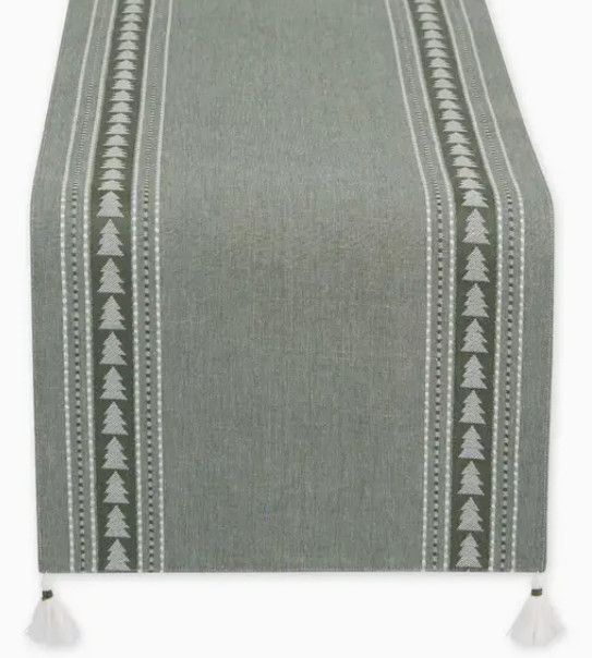 72&quot; Balsam Fir Jacquard Runner