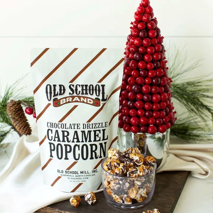 Chocolate Drizzle Caramel Popcorn