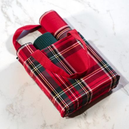 Plaid Towel Set