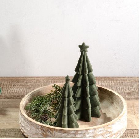 Green Velvet Star Tree