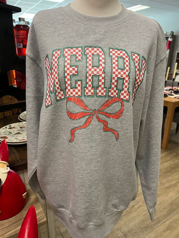Merry Bow Sweatshirt