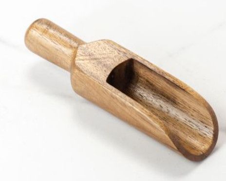 4" Acacia Wood Scoop