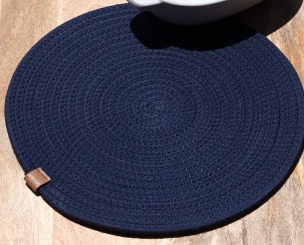 13&quot; Navy Round Placemat