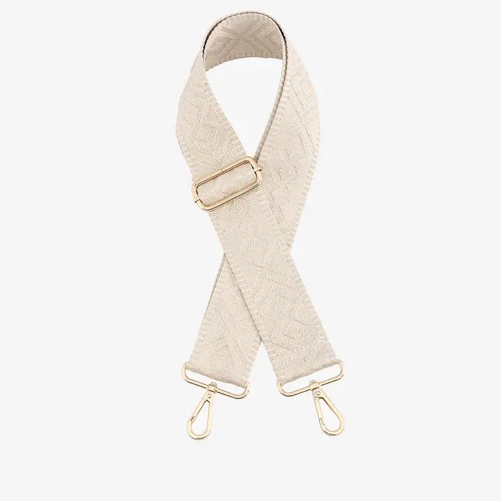 Off White Bohemian Crossbody Strap