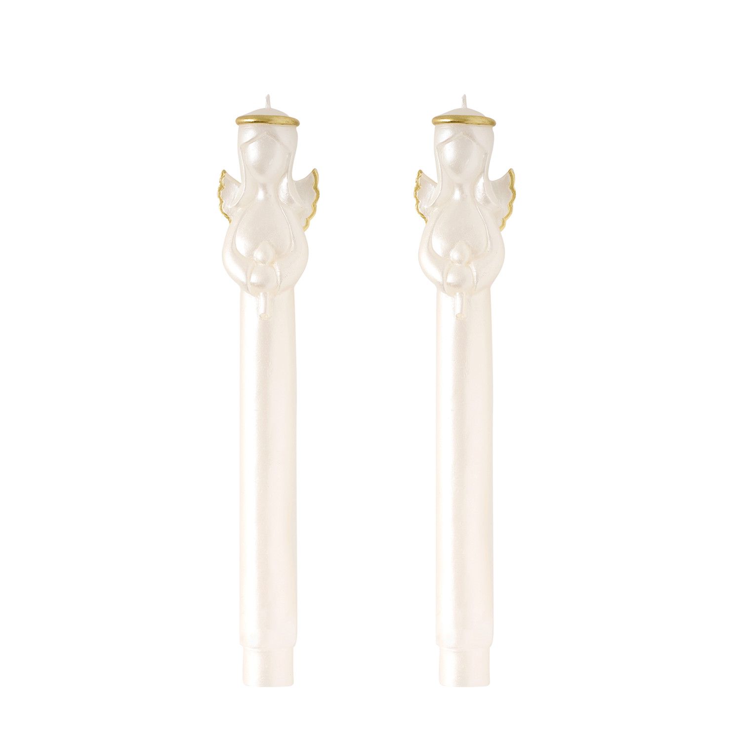 Angel Taper Candles (Set of 2)