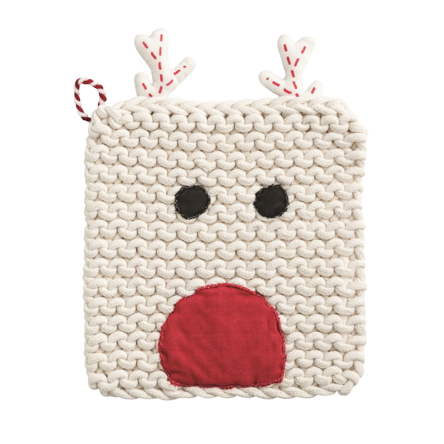 Reindeer Christmas Potholder