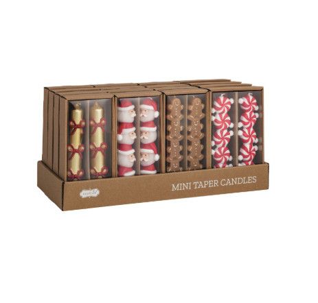 5&quot; Christmas Taper Candle Sets