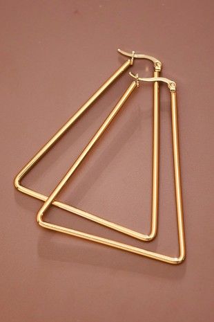 Stainless Steel Triangle Hoops