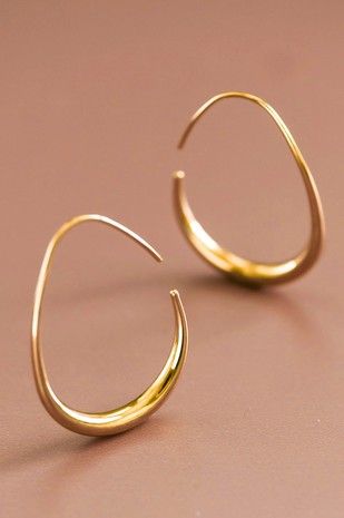 18K Gold Plated Hoops