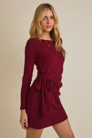 Wrap Tie Dress 