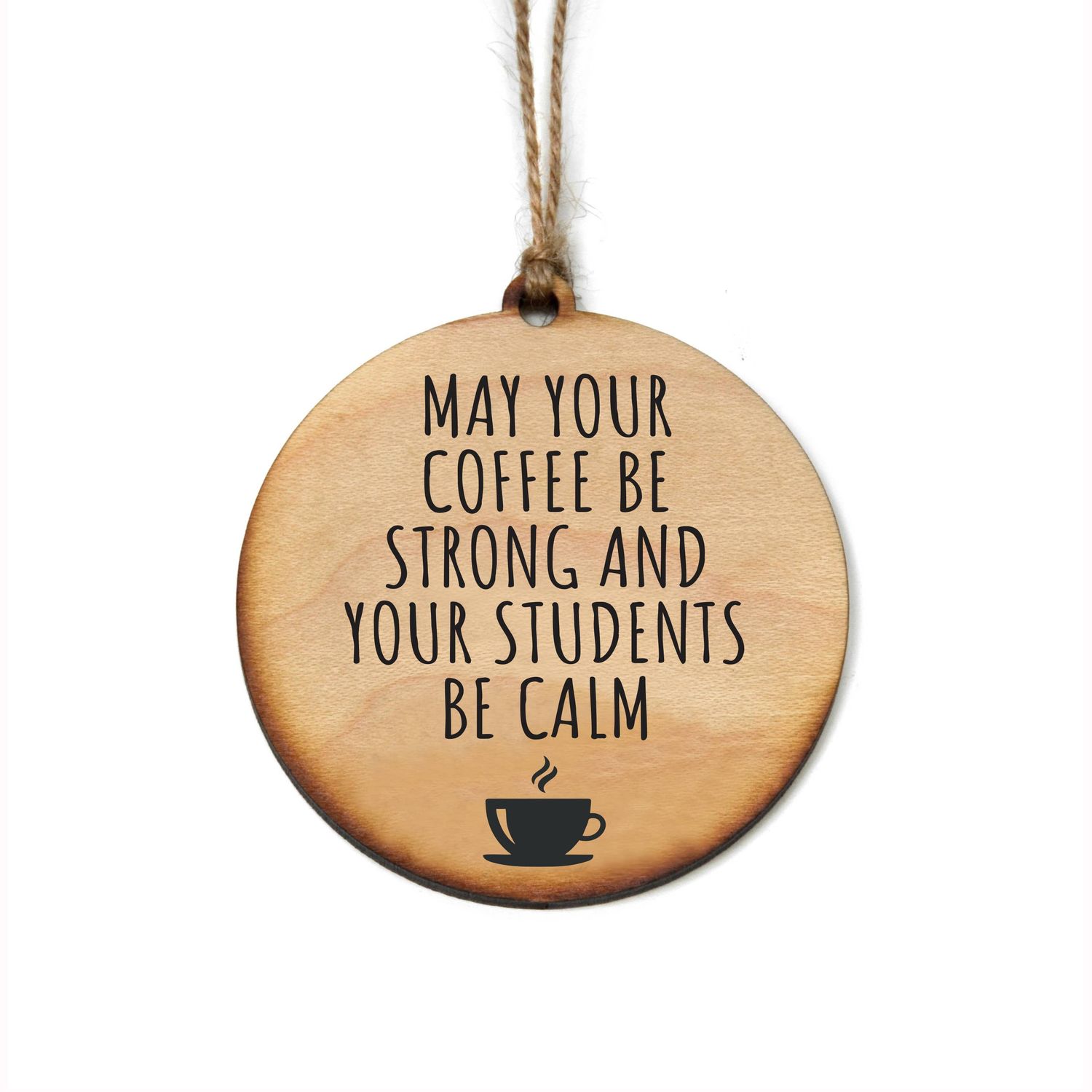 Calm Student Teacher Ornament