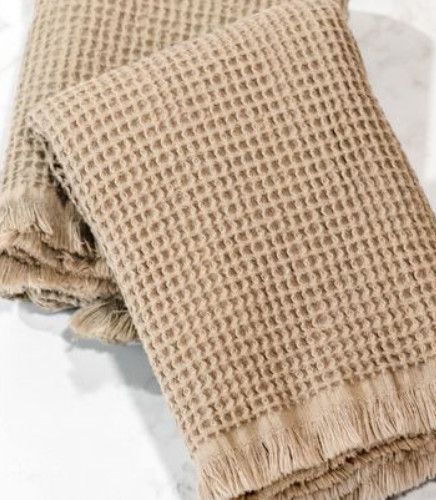 Beige Waffle Towel Set