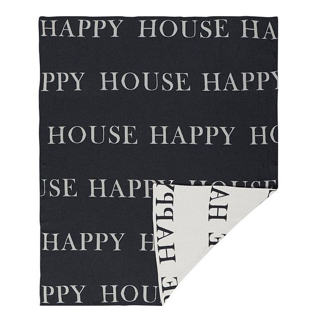 50x60 Reversible Happy House Throw